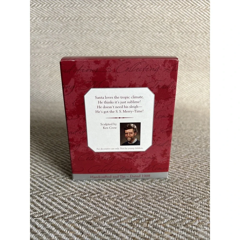 Hallmark Keepsake Ornament, Cruising into Christmas  1998 Santa Ship QX6196